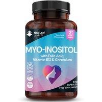 New leaf health Myo-Inositol PCOS Supplement With Folic Acid, B12 & Chromium, 120 Caps in Lilac