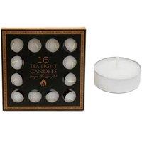 Something Different Unscented Tea Lights (Pack of 16) in White