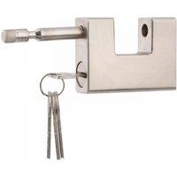 Havendro 1*94mm Padlock &4 Keys Armoured Steel Shutter Container Lock in Silver