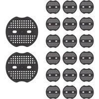 Havendro 20x 7cm Weed Control Membrane Peg Plates Heavy Duty Garden Fabric in Black | Size: 20x 7 cm