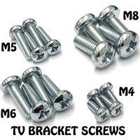 Ventryn Wall Mount Bracket For LCD Plasma TV Screws M4 M5 M6 M8 in Silver