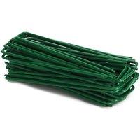 FLAVORA 100 U PINS GREEN ARTIFICIAL GRASS TURF GALVANISED METAL | Size: 100g