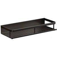 PAWNORA Wall Mounted Shampoo Bottle Shower Rack 50cm in Black