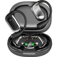FLAVORA Bluetooth Headphones Wireless Earbuds Earphones in Black