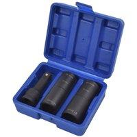 FLAVORA 3 x Double Ended Damaged Wheel Nut Socket in Black | Size: 1000mm 10000mm