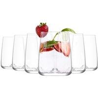 LAV Terra Whiskey Glasses - 475ml - Clear - Pack of 6