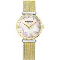 STHRLING Original Women's Cambria Quartz 32mm Classic Watch with Stainless Steel Mesh Bracelet in Silver