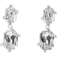 Polly Edwards Women's CAMILLE EARRINGS Gatsby Collection in Silver