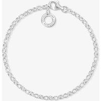 THOMAS SABO Women's Sterling Silver Classic Charm Bracelet X0163-001-12-L