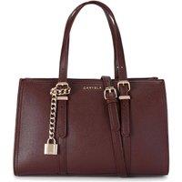 Carvela Women's 'Cappuccino Mini Tote' Bag in Dark Red