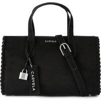 Carvela Women's 'Juno Whipstitch Mini' Suedette Bag in Black