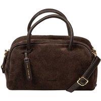 Pure Luxuries London Women's 'Faith' Suede Mini Evening Handbag in Dark Brown