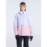 Animal Women's 'Juniper' Waterproof Comfortable Adjustable Hood Winter Ski Jacket in Pale Blue | Size: 18