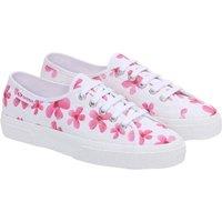 Superga Women's 3750 Leggera Flower Trainers in White | Size: 5