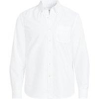 Lands' End Men's Sail Rigger Oxford Shirt, Classic Fit in White | Size: 2XL