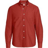Lands' End Men's Tall Sail Rigger Oxford Shirt, Classic Fit in Burnt Orange | Size: Medium