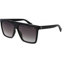 FILA Men's SFI834 600Z42 Square/Rectangle Sunglasses in Black
