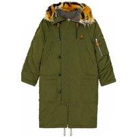 Kenzo Men's Button Closure Regular Fit Jacket in Olive | Size: Large