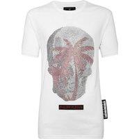Philipp Plein Men's Short Sleeve Crew T-shirt in White | Size: Small