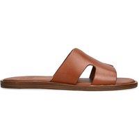 STEVE MADDEN Men's 'Laincaster Brown' Leather Sandals in Brown | Size: 8