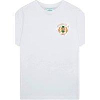 Casablanca Men's Joyaux D'afrique Tennis Club Short Sleeve Round T-shirt in White | Size: 2XL