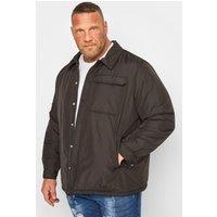 BadRhino Men's Button Up Jacket in Black | Size: XL