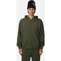 Good For Nothing Men's Relaxed Fit Zip Through Hoodie in Green | Size: Medium