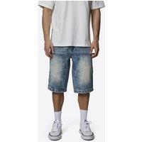 Good For Nothing Men's Baggy Washed Denim Carpenter Shorts in Blue | Size: 30