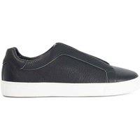 Dune London Men's 'Tylers' Leather Trainers in Black | Size: 8