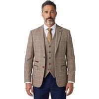 Infinity Leather Men's Tweed Suit Mayfair Trousers - Harris in Brown | Size: 36R