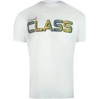 Cavalli Class Men's Short Sleeve T-shirt in White | Size: Large