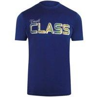 Cavalli Class Men's Short Sleeve T-shirt in Cobalt | Size: XL