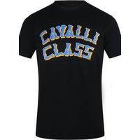 Cavalli Class Men's Short Sleeve T-shirt in Black | Size: 2XL