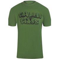Cavalli Class Men's Short Sleeve Crew T-shirt in Olive | Size: Medium
