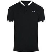 Cavalli Class Men's Short Sleeve Polo Shirt in Black | Size: 2XL