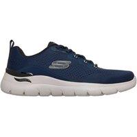 Skechers Men's Arch Fit Summits Engineered Mesh Lace-Up Trainers Navy | Size: 8