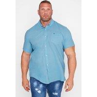 BadRhino Men's Linen Shirt in Blue | Size: Large