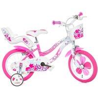Dino Bikes Flappy 16 Kids Bike in White