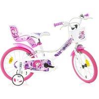 Dino Bikes Fairy 16 Kids Bike - White