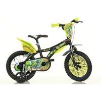 Dino Bikes Dino Dinosaur Adventure 14in Kids Bike - Black | Size: 14 inches