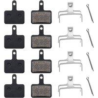EONLION 4Pairs Mountain Bike Bicycle Disc Brake Pads in Black | Size: 0-12 m