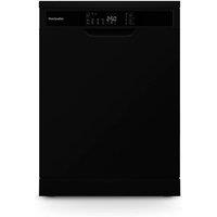 Montpellier Black 14 Place Settings Dishwasher - Freestanding - D Energy Rating