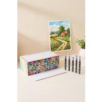 Living and Home 168-Colour Acrylic Paint Marker Set for Kids