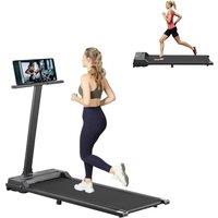 FLAVORA Grey Walking Pad Treadmill Electric Foldable | Size: 0-12 m