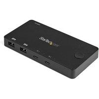 StarTech.com 2-port Usb-c Kvm Switch 4k 60hz Hdmi in Black