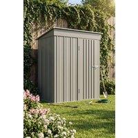 Living and Home 3x5 FT Outdoor Metal Garden Storage Shed in Grey