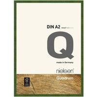 nielsen Quadrum A2 Wooden Picture Frame With Protective Glass Front in Green
