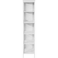 SoBuy Space-Saver Bathroom Tall Cabinet - 5-Tier Shelf in White
