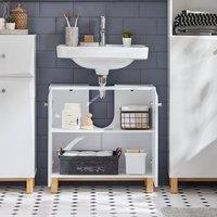 SoBuy Under Sink Cabinet - Space-Saving Storage in White