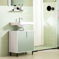 SoBuy Under-Sink Bathroom Cabinet - Adjustable Shelf in Green